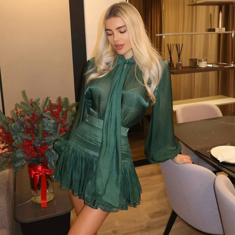 LUCIA Mini Skirt & Blouse Set
